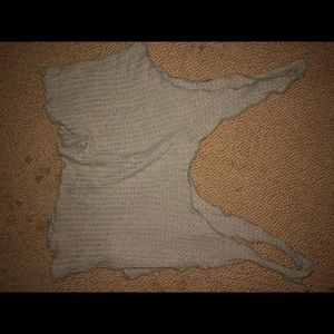 Soft tank hippie cropped top